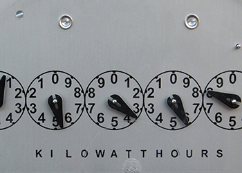 Electric Meter closeup